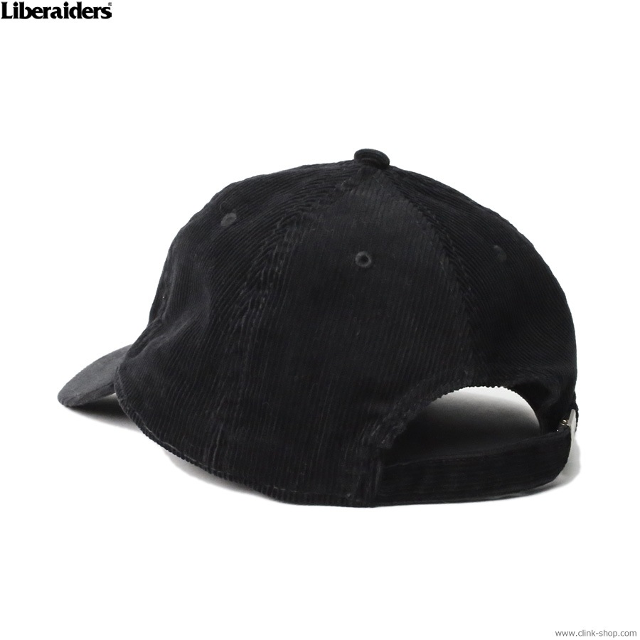 LIBERAIDERS OVAL LOGO CORDUROY CAP (BLACK) #78902