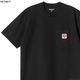 CARHARTT WIP S/S POCKET HEART T-SHIRT (BLACK)