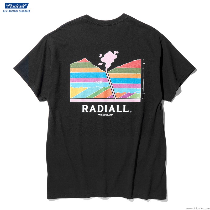 RADIALL MANTLE - CREW NECK T-SHIRT S/S (BLACK)