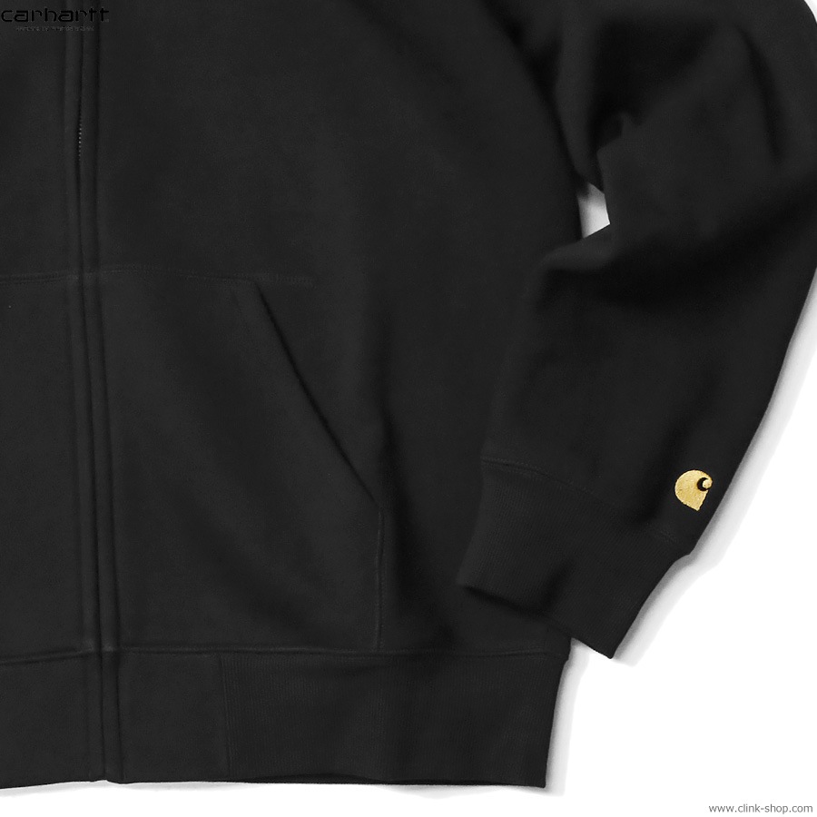 CARHARTT WIP HOODED CHASE JACKET (BLACK)