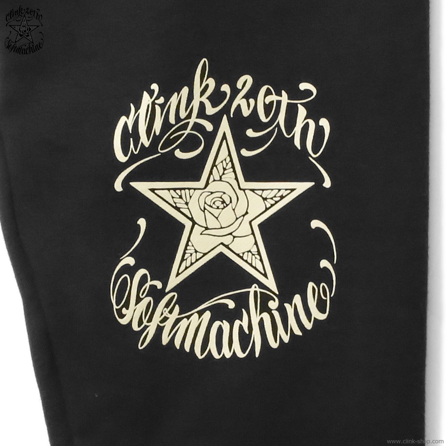 SOFTMACHINE  CLINK 20TH STAR ZIP HOODED (BLACK)