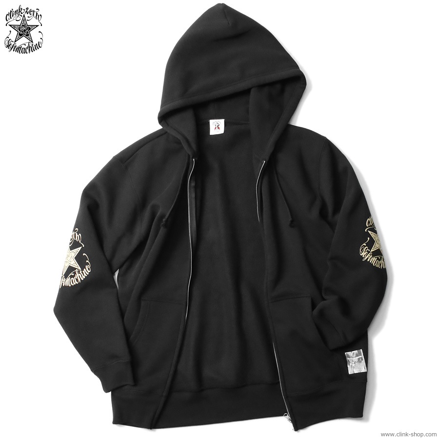 SOFTMACHINE  CLINK 20TH STAR ZIP HOODED (BLACK)
