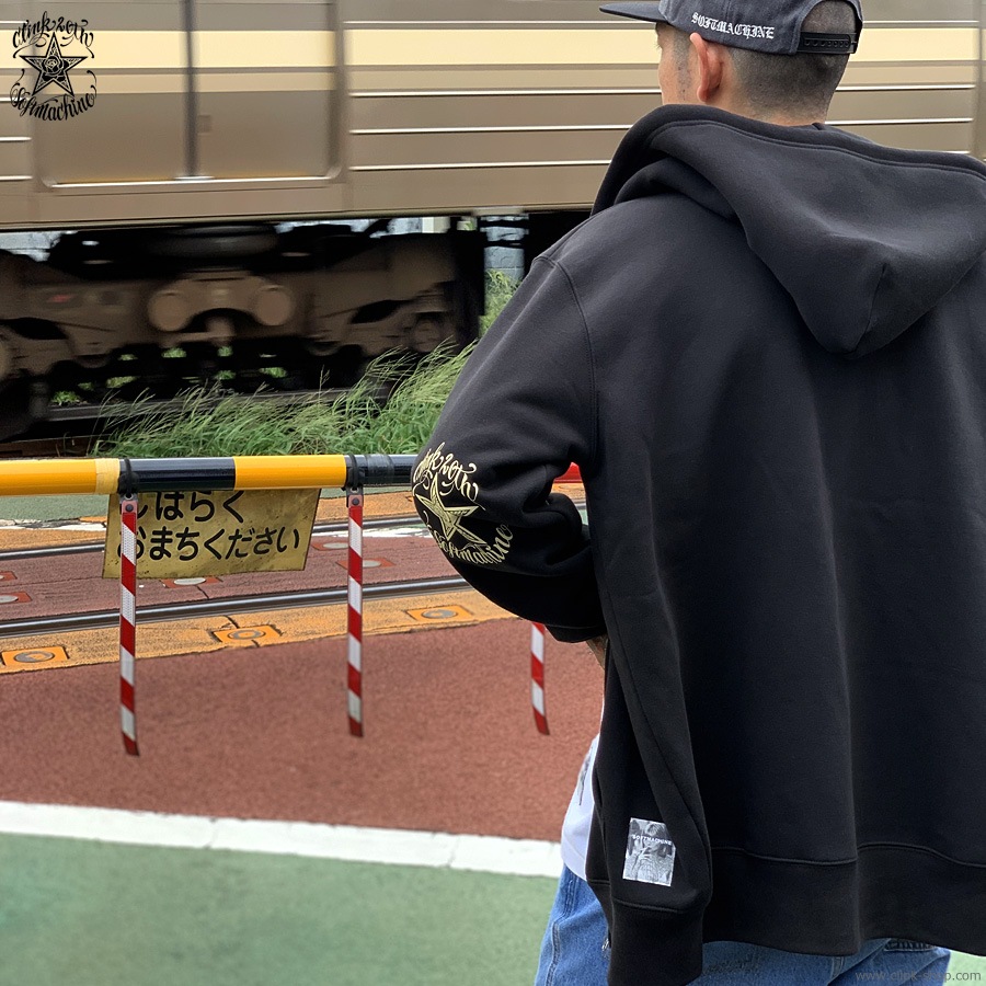 SOFTMACHINE  CLINK 20TH STAR ZIP HOODED (BLACK)