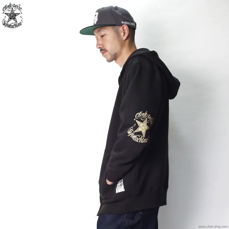SOFTMACHINE  CLINK 20TH STAR ZIP HOODED (BLACK)