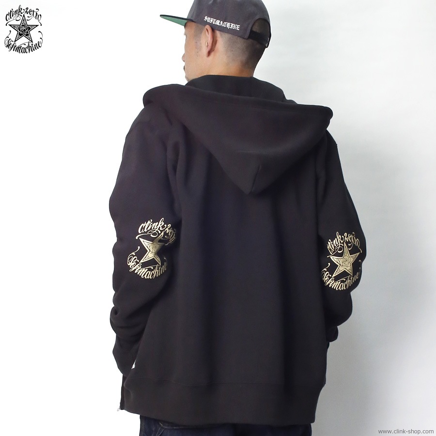 SOFTMACHINE  CLINK 20TH STAR ZIP HOODED (BLACK)
