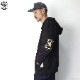 SOFTMACHINE  CLINK 20TH STAR ZIP HOODED (BLACK)