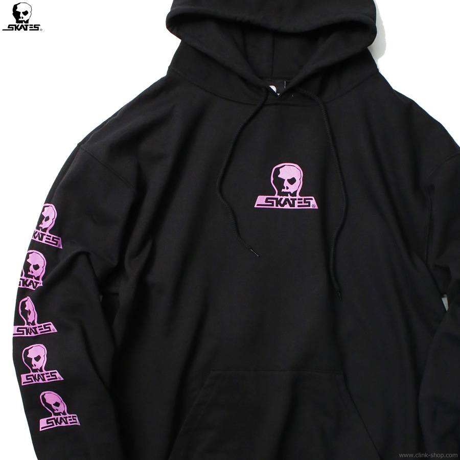 SKULL SKATES INK PINK LOGO HOODY LIMITED EDITION