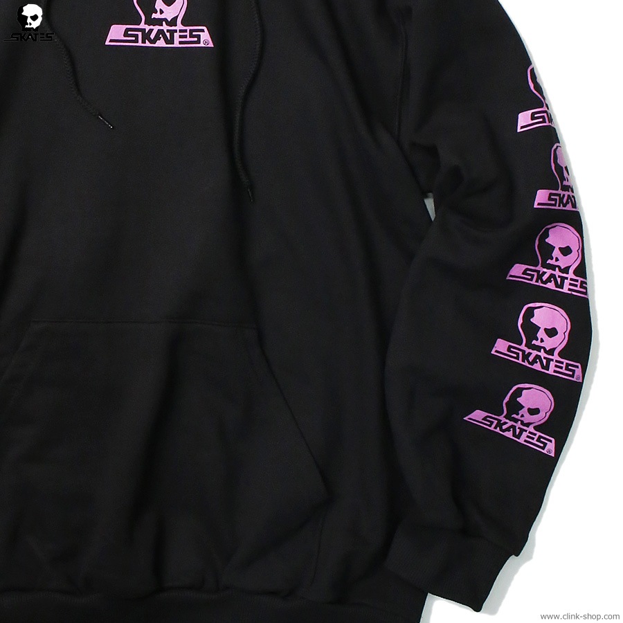 SKULL SKATES INK PINK LOGO HOODY LIMITED EDITION