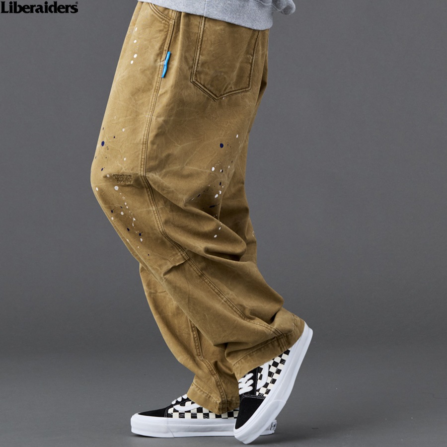LIBERAIDERS SARROUEL CHINO PAINTER PANTS (BEIGE) 73701