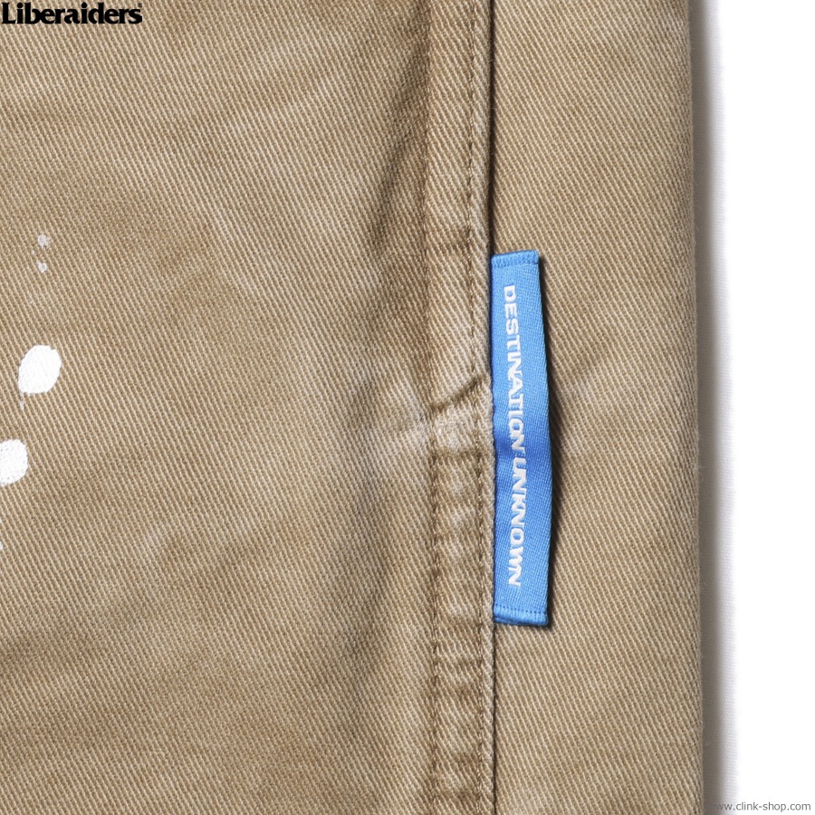 LIBERAIDERS SARROUEL CHINO PAINTER PANTS (BEIGE) 73701