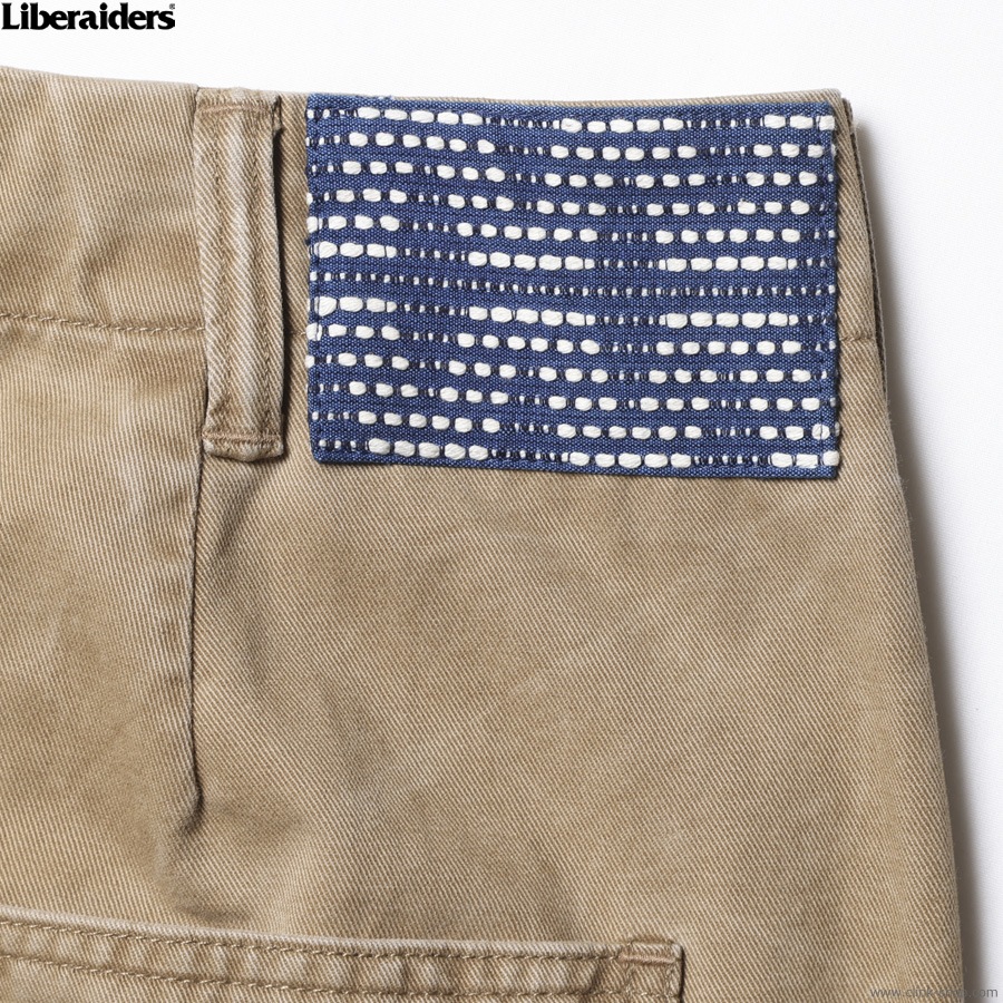 LIBERAIDERS SARROUEL CHINO PAINTER PANTS (BEIGE) 73701