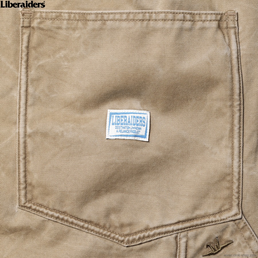 LIBERAIDERS SARROUEL CHINO PAINTER PANTS (BEIGE) 73701