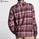 BRIXTON ARCHIE L/S FLANNEL (MAROON)