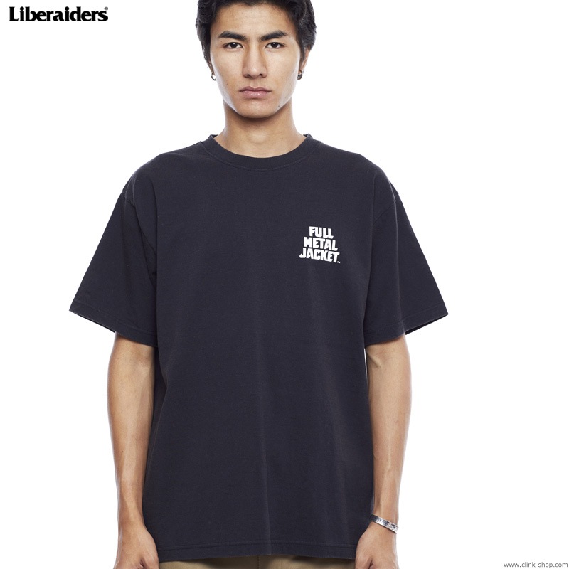 LIBERAIDERS FMJ002 TEE (BLACK) #76602