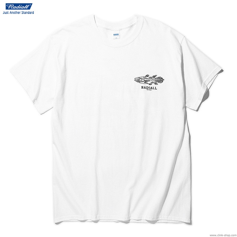 RADIALL MANTLE - CREW NECK T-SHIRT S/S (WHITE)
