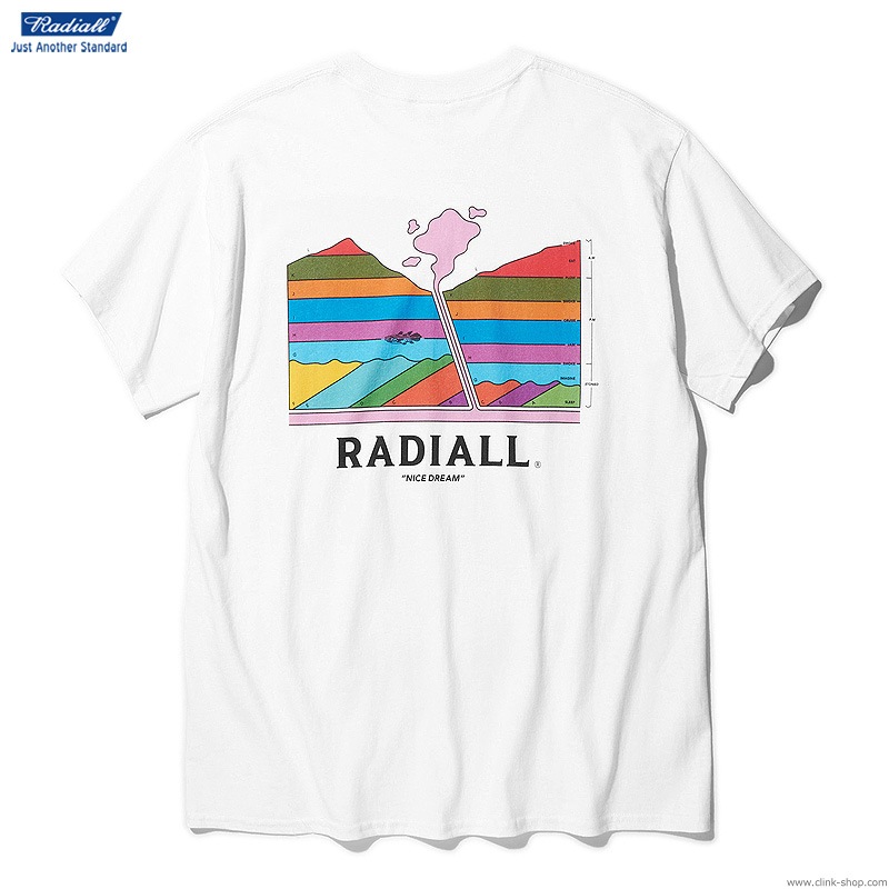 RADIALL MANTLE - CREW NECK T-SHIRT S/S (WHITE)