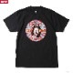 OBEY CLASSIC TEE "QUEEN BADGE" (BLACK) [OBEYSEX PISTOLS COLLECTION]