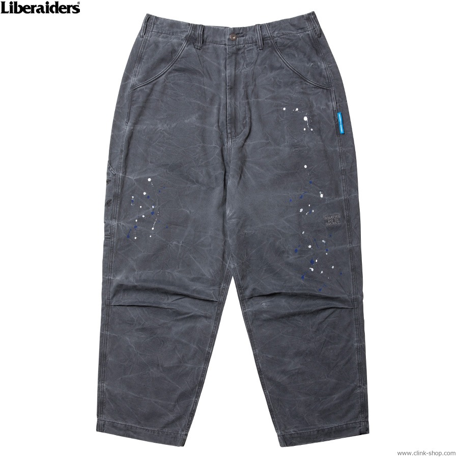 LIBERAIDERS SARROUEL CHINO PAINTER PANTS (CHARCOAL) 73701