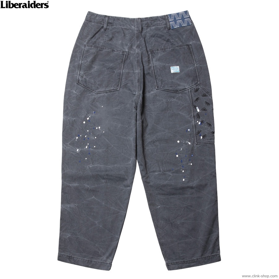 CLINK｜LIBERAIDERS SARROUEL CHINO PAINTER PANTS (CHARCOAL) 73701