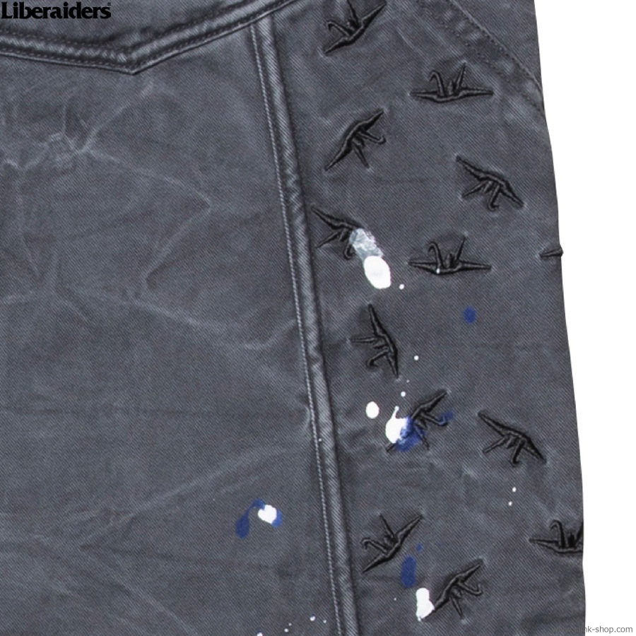 LIBERAIDERS SARROUEL CHINO PAINTER PANTS (CHARCOAL) 73701