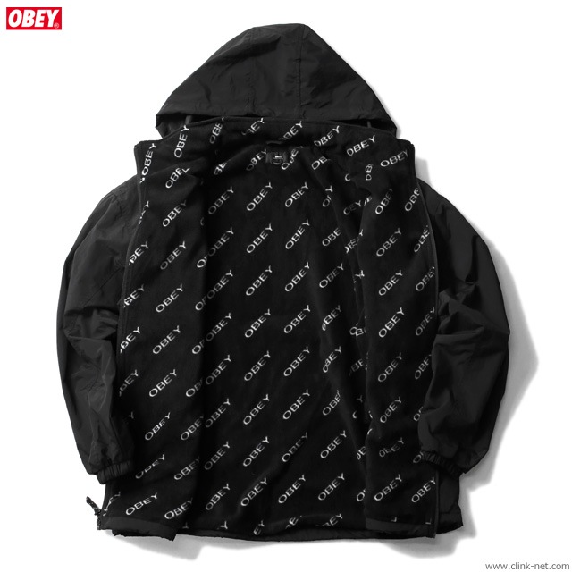 OBEY PRONE JACKET (BLACK)