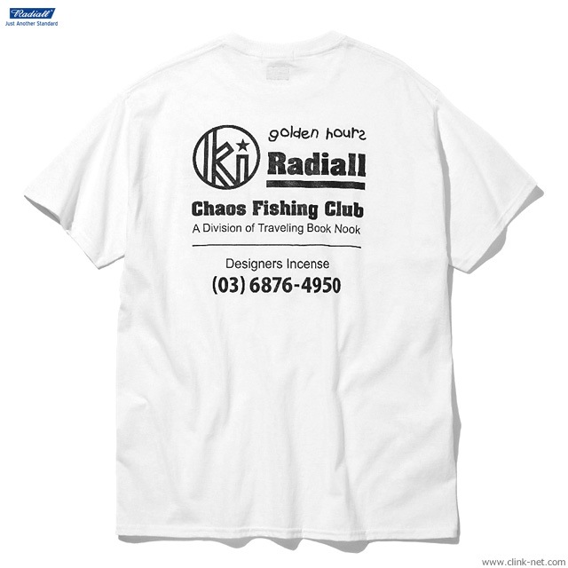 RADIALL GOLDEN HOURS - CREW NECK T-SHIRT S/S (WHITE)