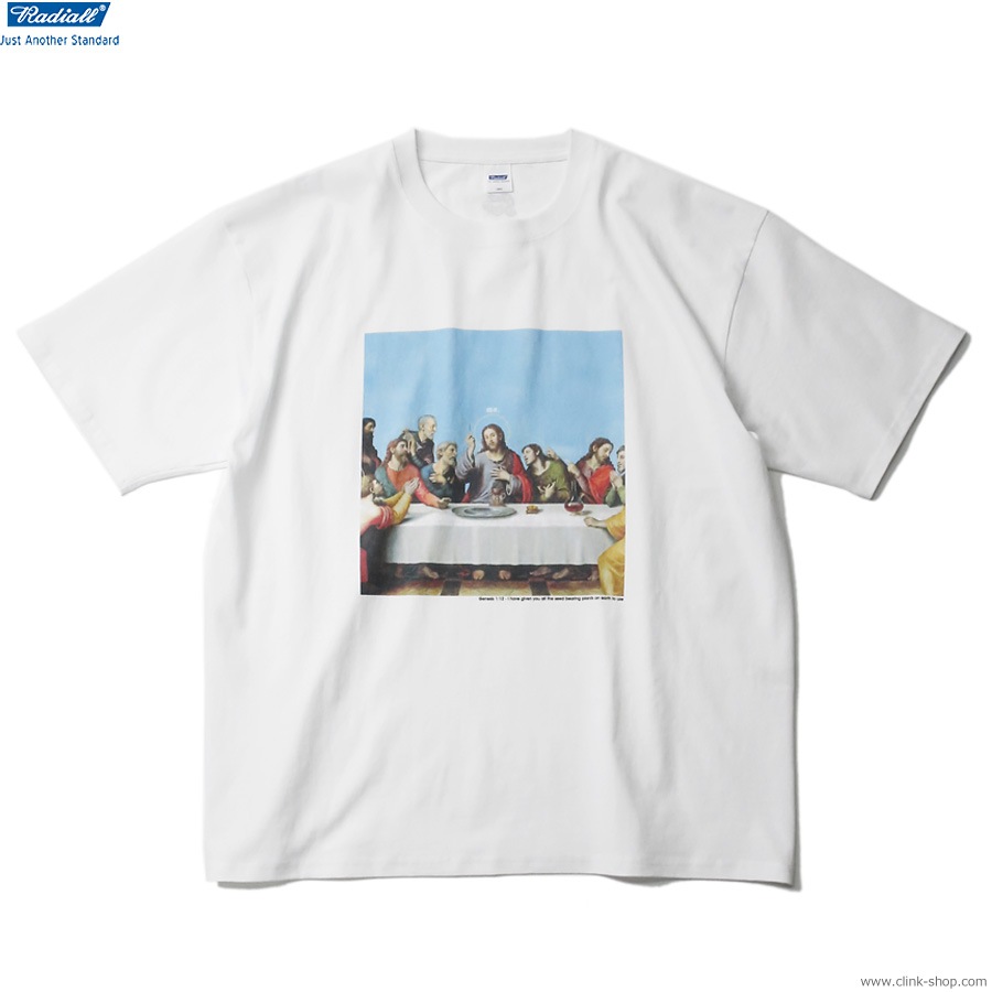 RADIALL HEDONISM - CREW NECK T-SHIRT S/S (WHITE) [RAD-23SS-SPOT-TEE005]