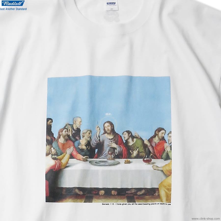 RADIALL HEDONISM - CREW NECK T-SHIRT S/S (WHITE) [RAD-23SS-SPOT-TEE005]