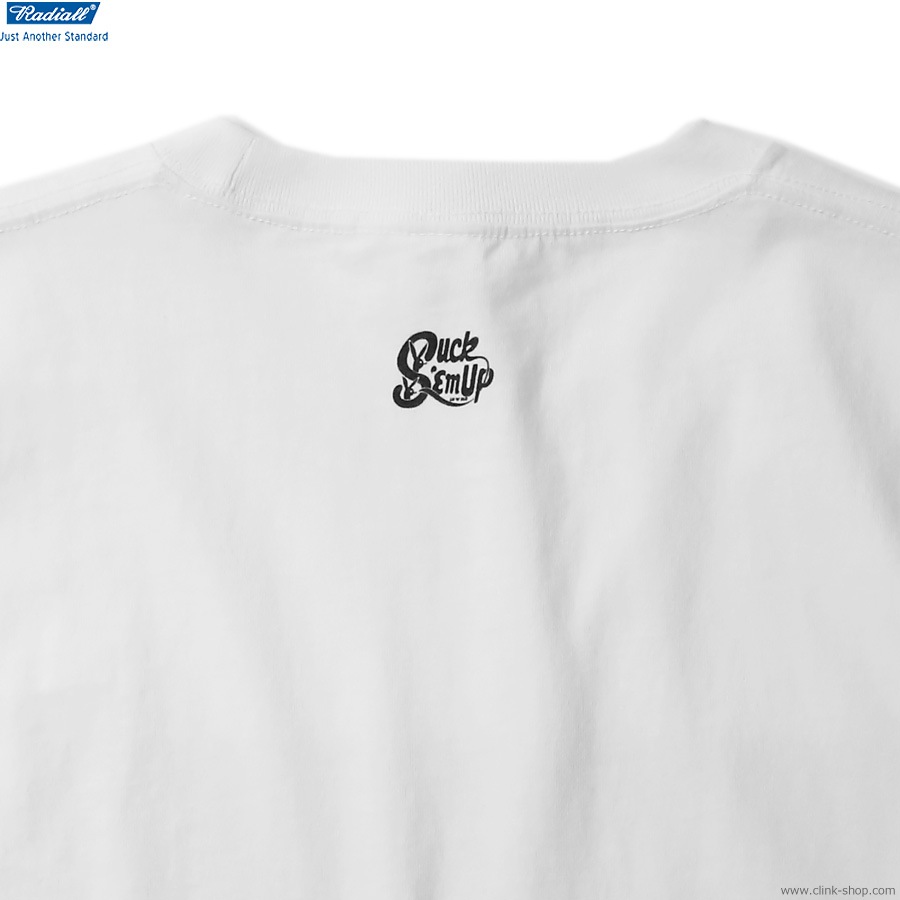 RADIALL HEDONISM - CREW NECK T-SHIRT S/S (WHITE) [RAD-23SS-SPOT-TEE005]