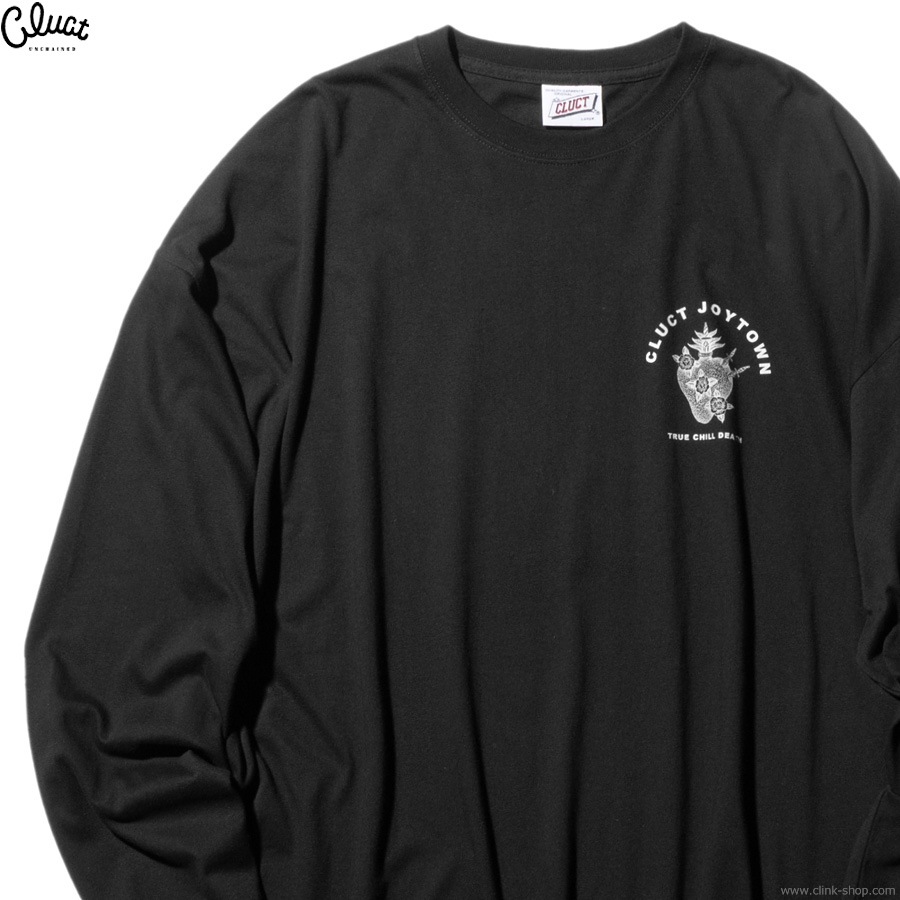 CLUCT JOYTOWN [L/S TEE] (BLACK) #04744
