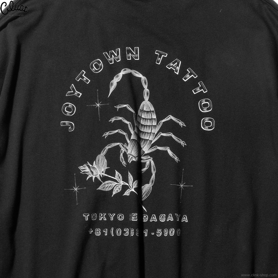 CLUCT JOYTOWN [L/S TEE] (BLACK) #04744
