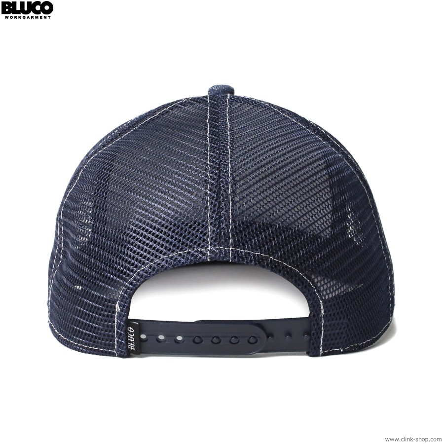 BLUCO 6PANEL MESH CAP - Script - (DENIM) [143-61-002]