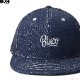 BLUCO 6PANEL MESH CAP - Script - (DENIM) [143-61-002]