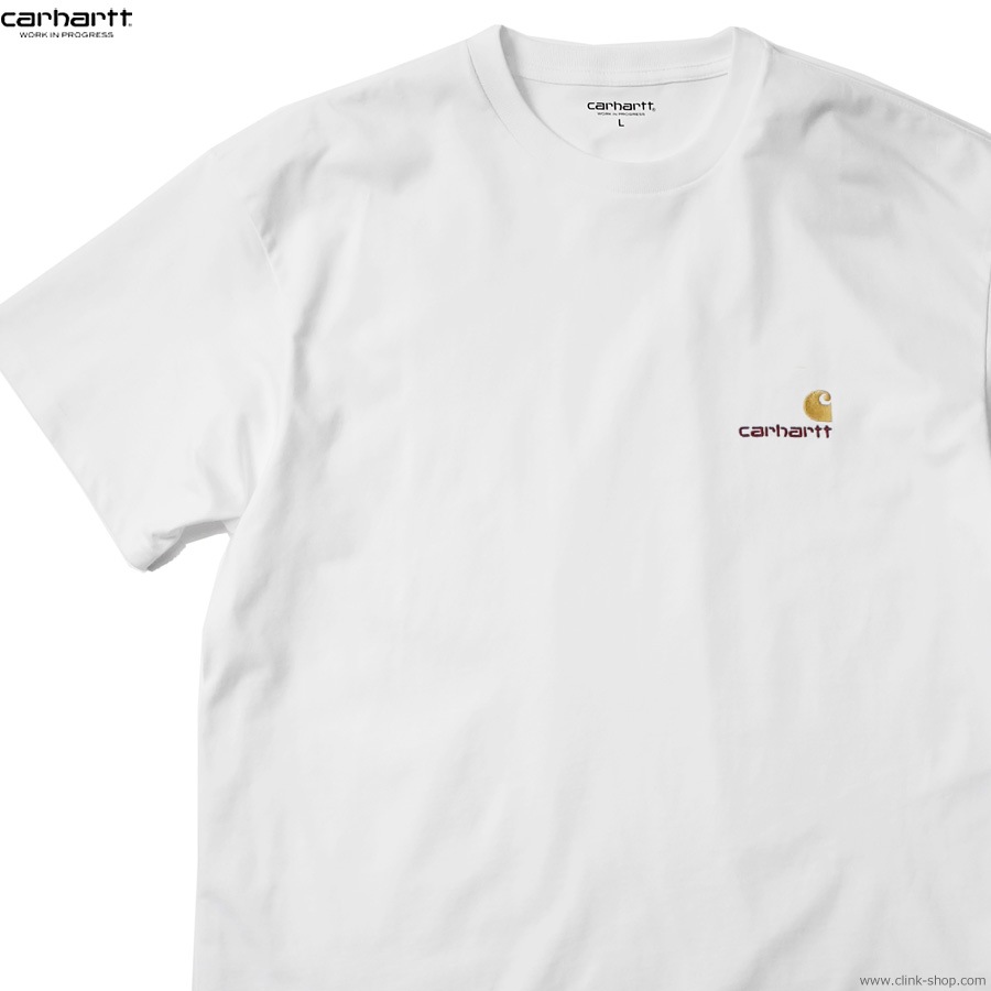 CARHARTT WIP S/S AMERICAN SCRIPT T-SHIRT (WHITE)