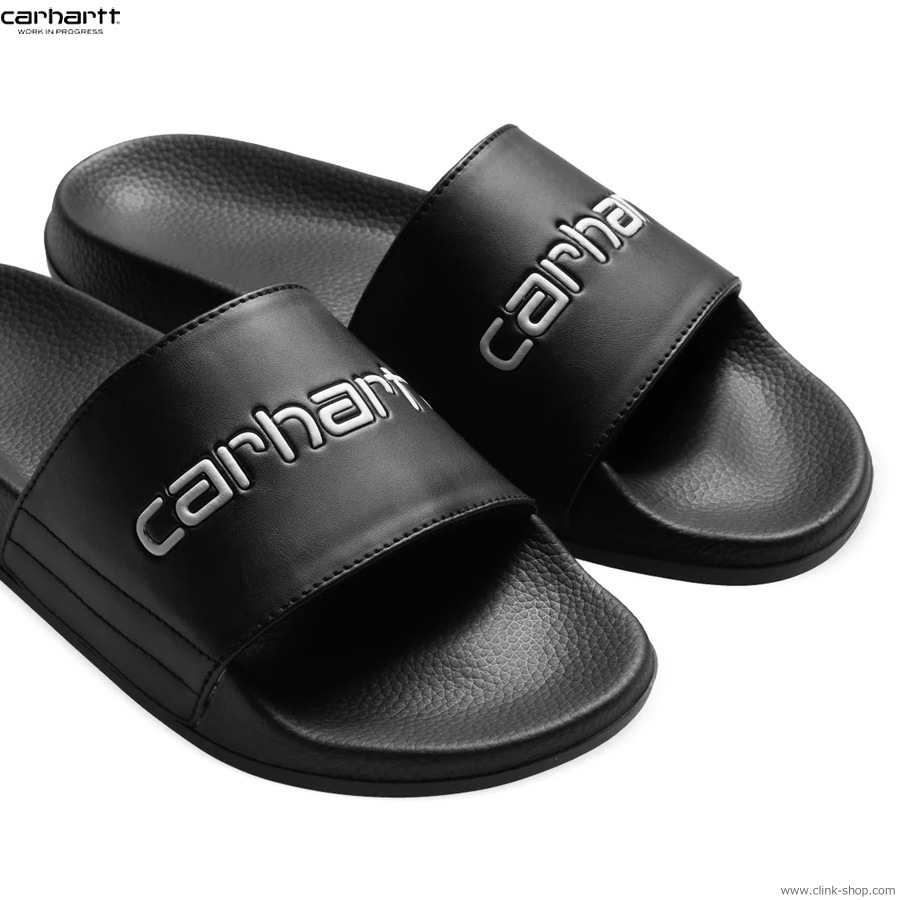 CARHARTT WIP SLIPPERS (BLACK/WHITE)