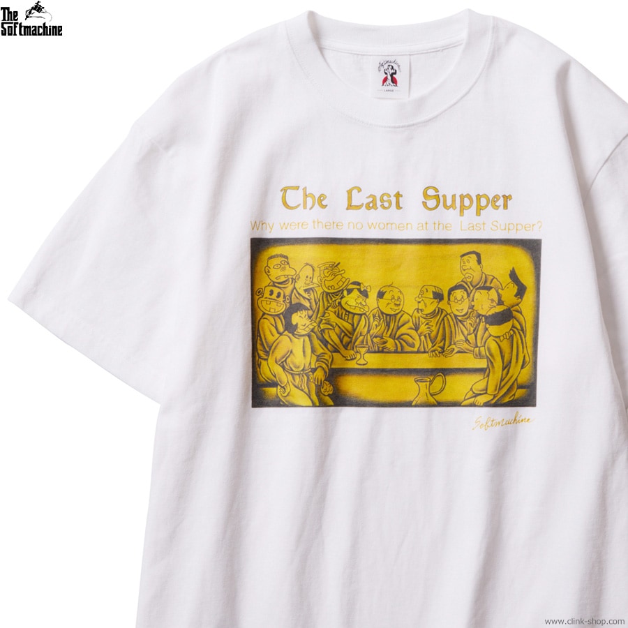 SALE 20��OFF SOFTMACHINE THE LAST SUPPER-T (WHITE)