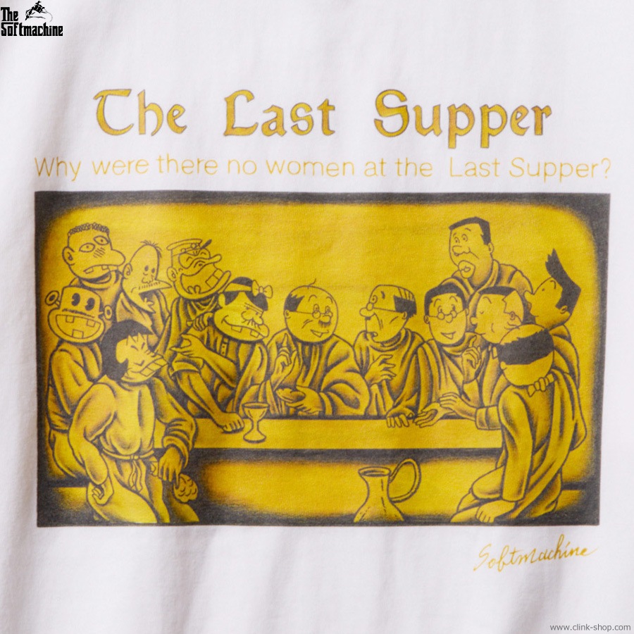 SALE 20��OFF SOFTMACHINE THE LAST SUPPER-T (WHITE)
