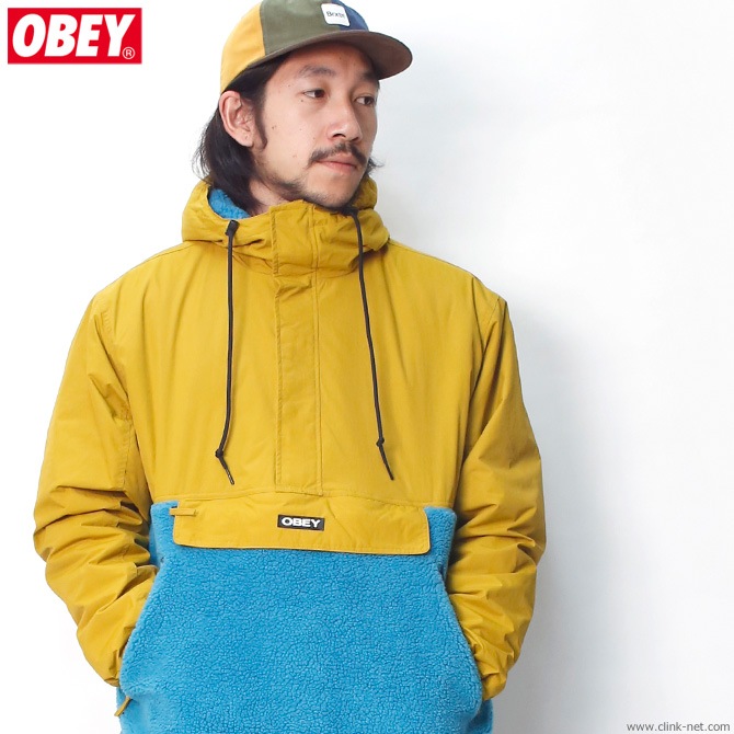 CLINK｜OBEY SPLITS SHERPA ANORAK (GOLDEN PALM MULTI)｜東京・吉祥寺