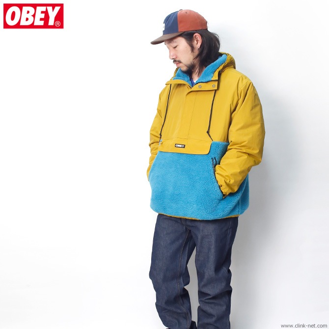 CLINK｜OBEY SPLITS SHERPA ANORAK (GOLDEN PALM MULTI)｜東京・吉祥寺