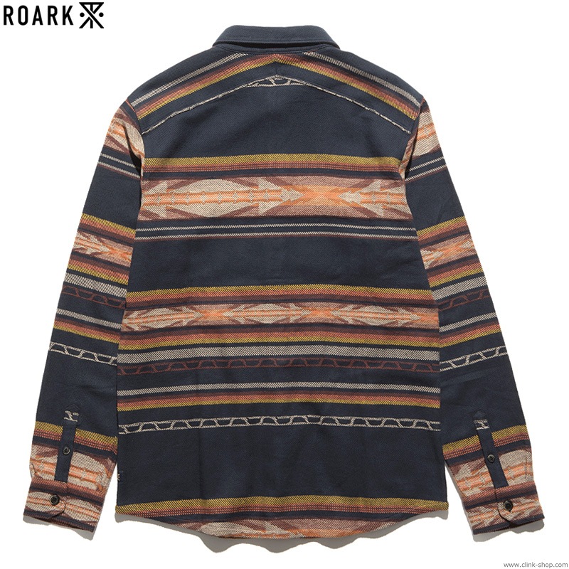 ROARK "ALEUTIA" BLANKET OVERSHIRTS (NAVY)