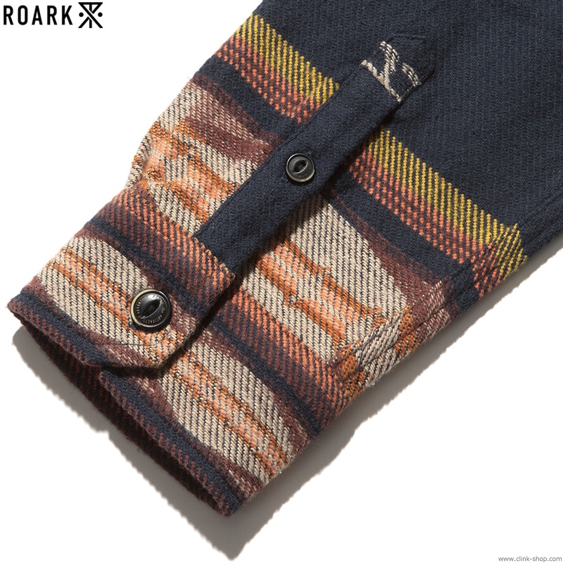 ROARK "ALEUTIA" BLANKET OVERSHIRTS (NAVY)