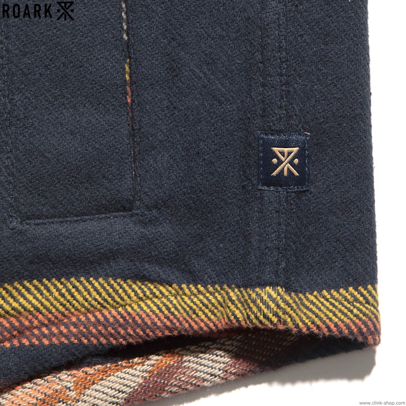 ROARK "ALEUTIA" BLANKET OVERSHIRTS (NAVY)