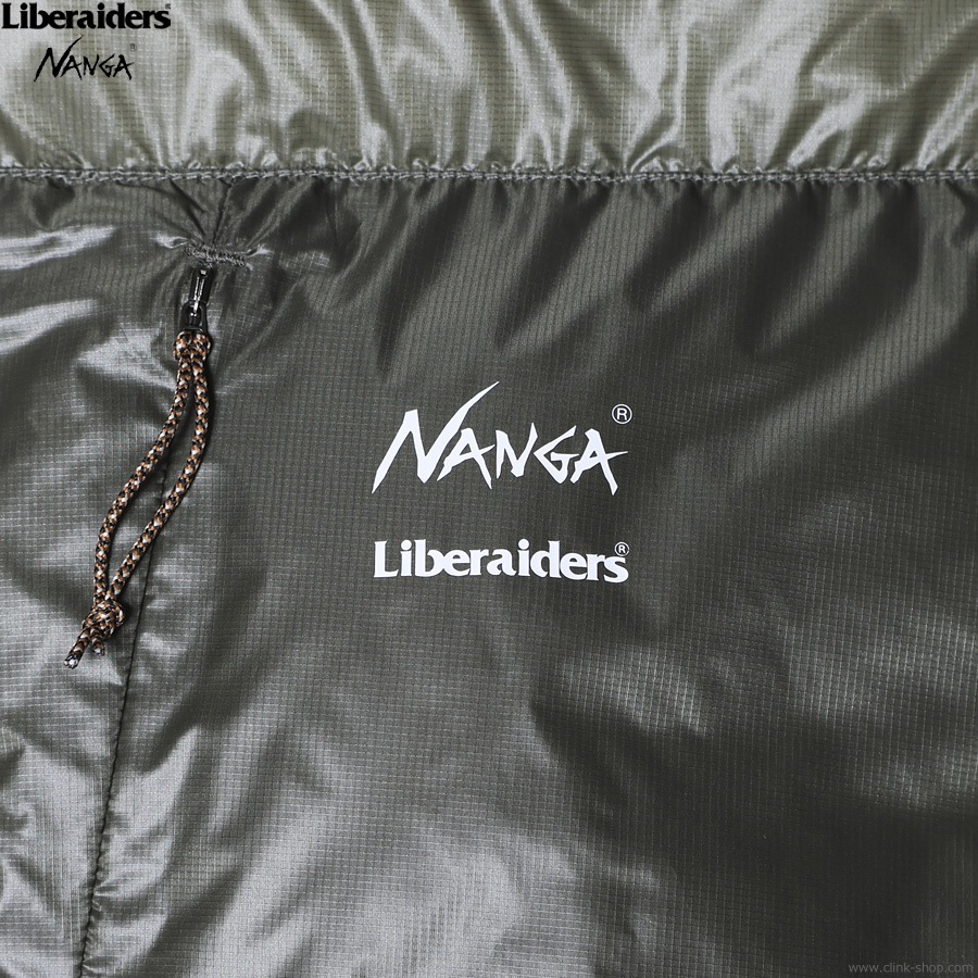 SALE 10OFF NANGA X LIBERAIDERS RIPSTOP NYLON DOWN JACKET (OLIVE) #74002