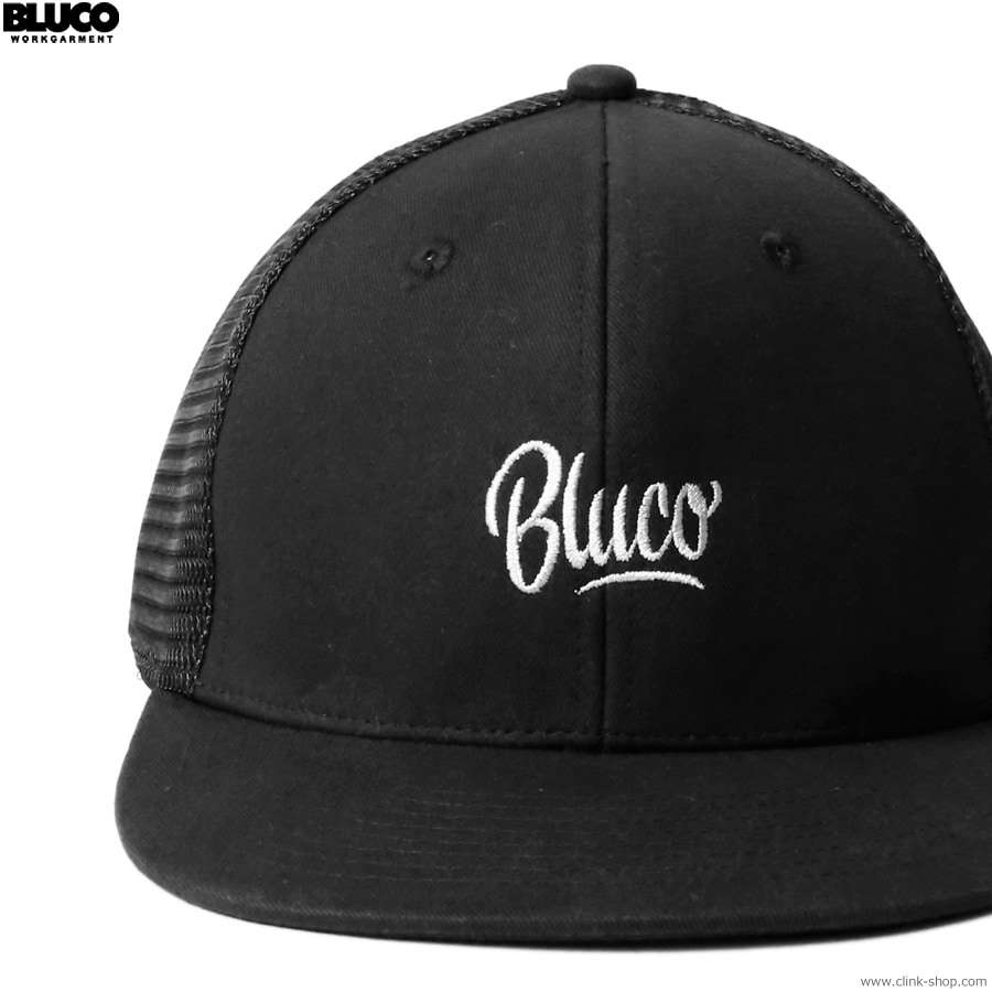 BLUCO 6PANEL MESH CAP - Script - (BLACK) [143-61-002]