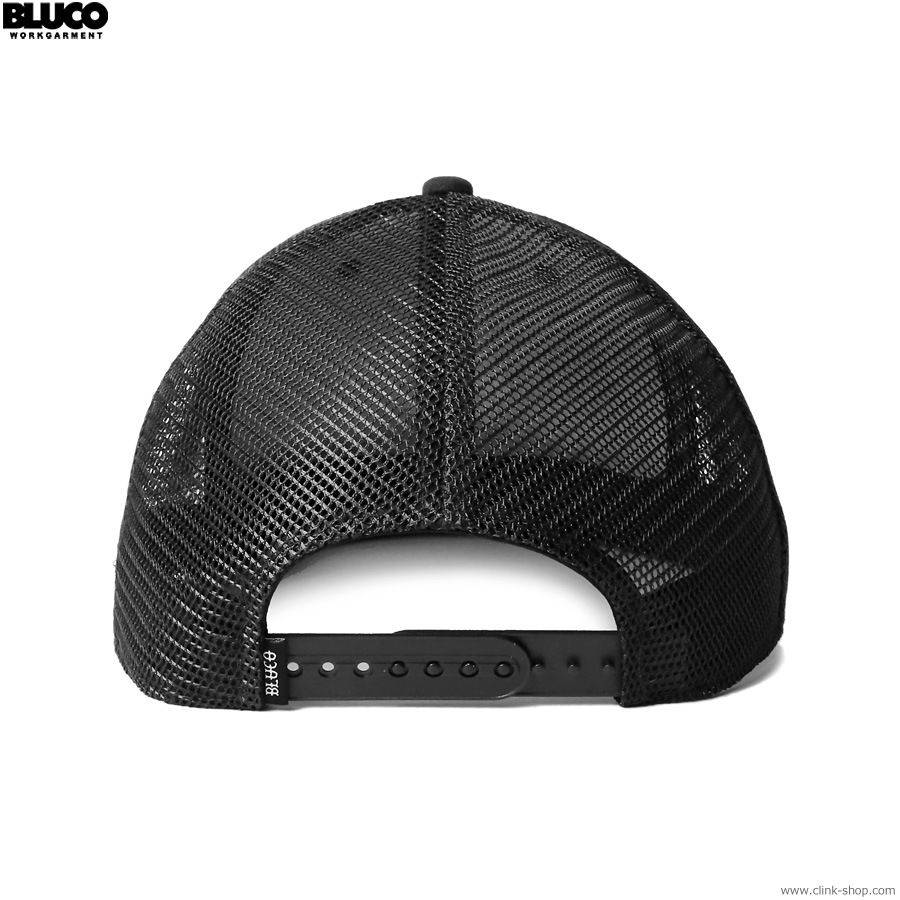 BLUCO 6PANEL MESH CAP - Script - (BLACK) [143-61-002]