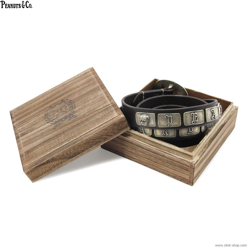 CLINK｜PEANUTS & CO. STUDS BELT (BROWN)｜東京・吉祥寺