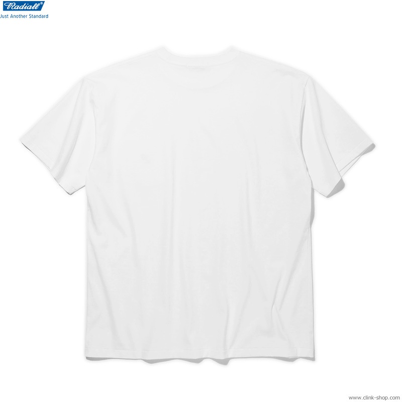 RADIALL ROSE - CREW NECK POCKET T-SHIRT S/S (WHITE)