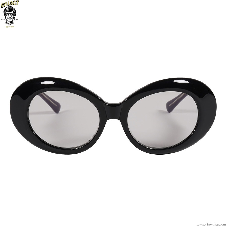 EVILACT EYEWEAR EAGLE - BLACK��A.CLEAR/COLOR PHOTOCHROMIC SMOKE LENS [EAE24-20-01]