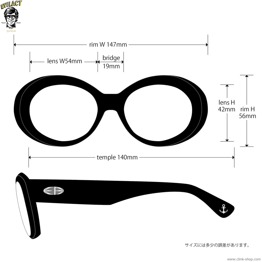 EVILACT EYEWEAR EAGLE - BLACK��A.CLEAR/COLOR PHOTOCHROMIC SMOKE LENS [EAE24-20-01]