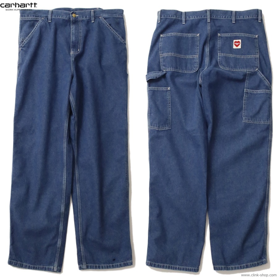 CARHARTT WIP SINGLE KNEE PANT (BLUE STONE WASHED)